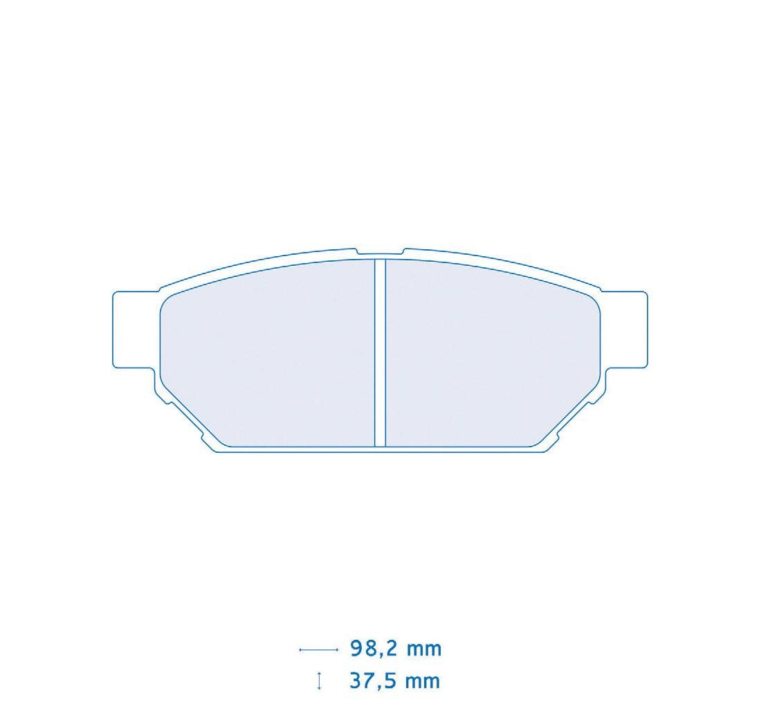 Pastiglie Freno CARBONE LORRAINE Modello FCP1283