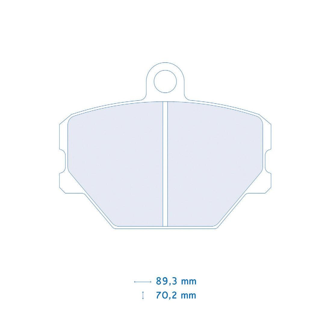Brake Pads CARBONE LORRAINE FCP1162 Model