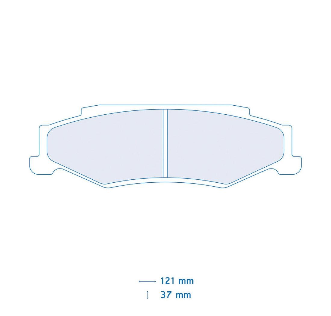 Set 4 pastiglie Carbone Lorraine