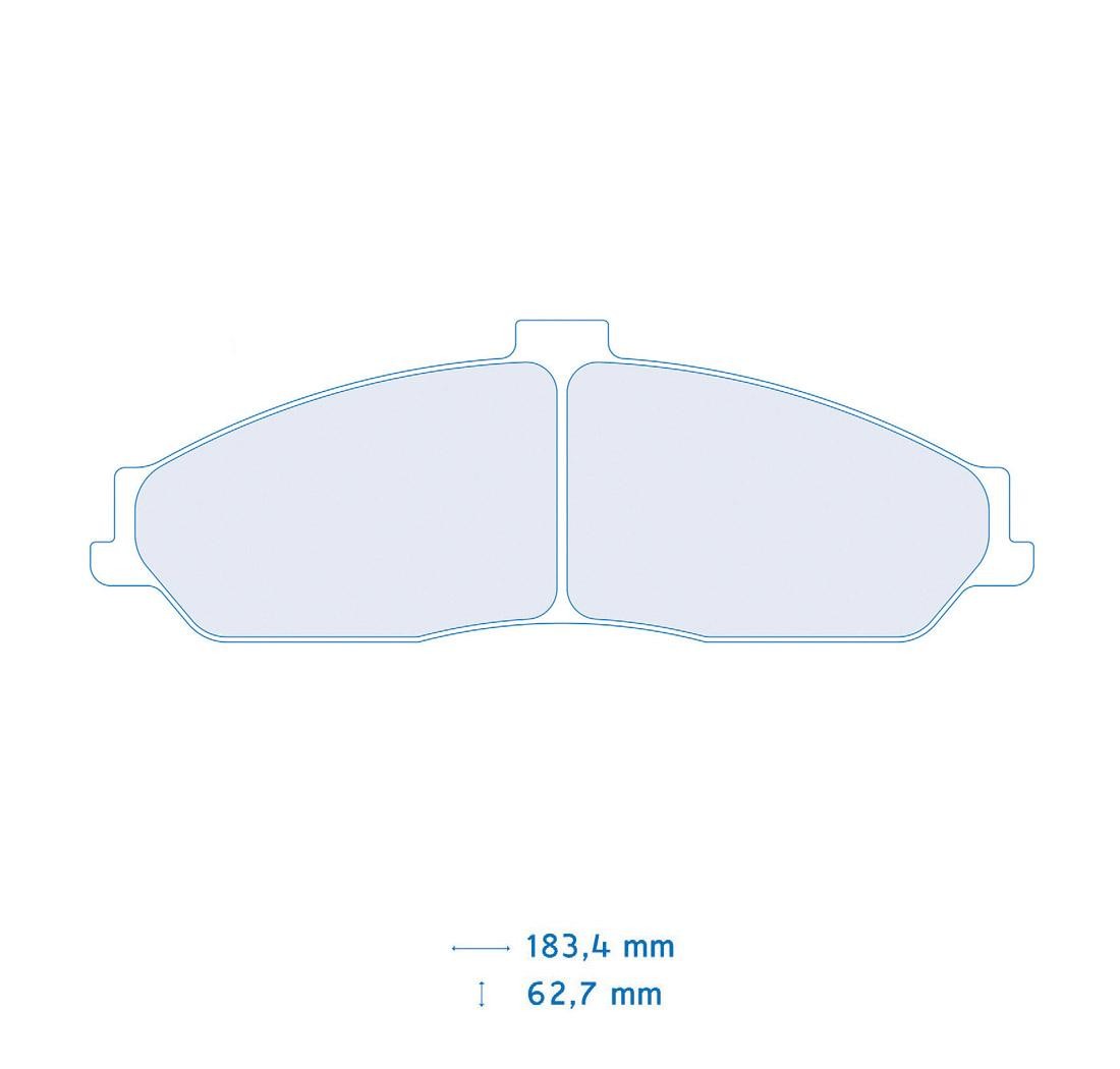 4 brake pads set - Carbone Lorraine