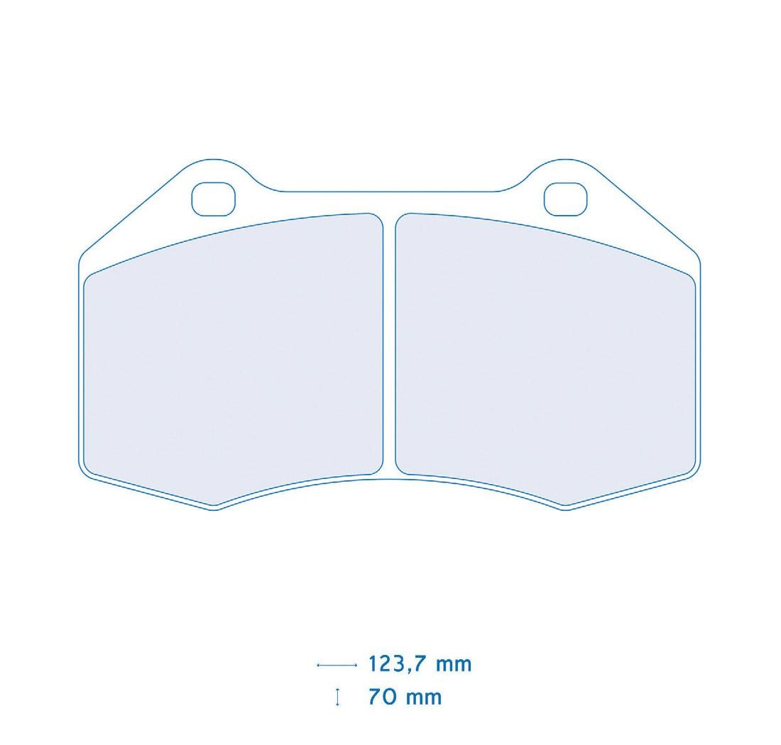 Pastiglie Freno CARBONE LORRAINE Modello FCP1667