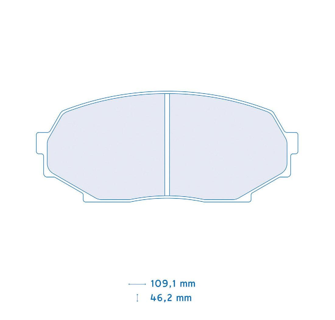 Plaquettes de frein CARBONE LORRAINE Modèle FCP653