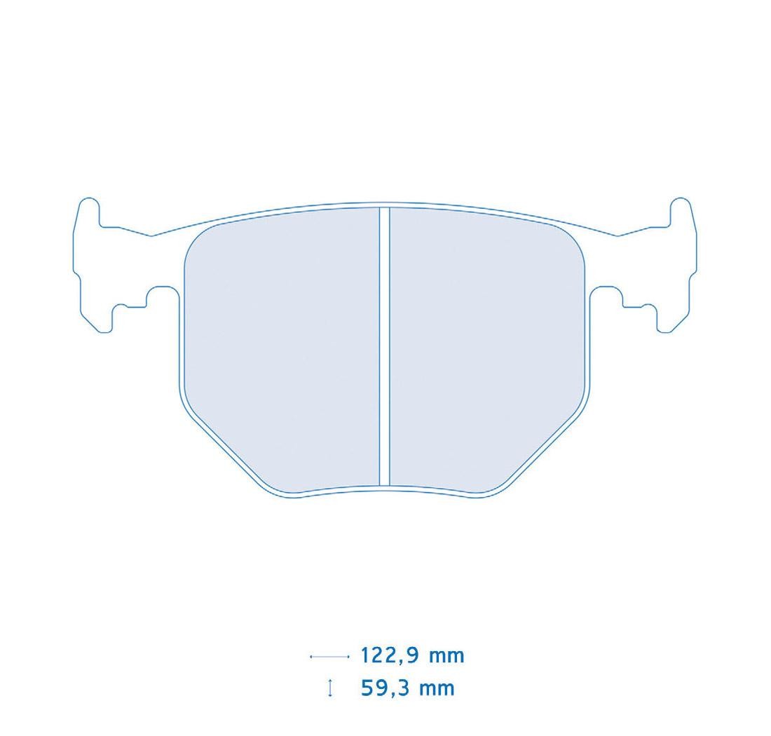 Brake Pads CARBONE LORRAINE FCP857 Model