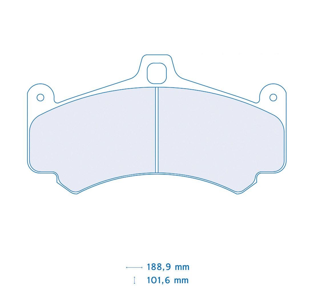 Set 4 pastiglie Carbone Lorraine