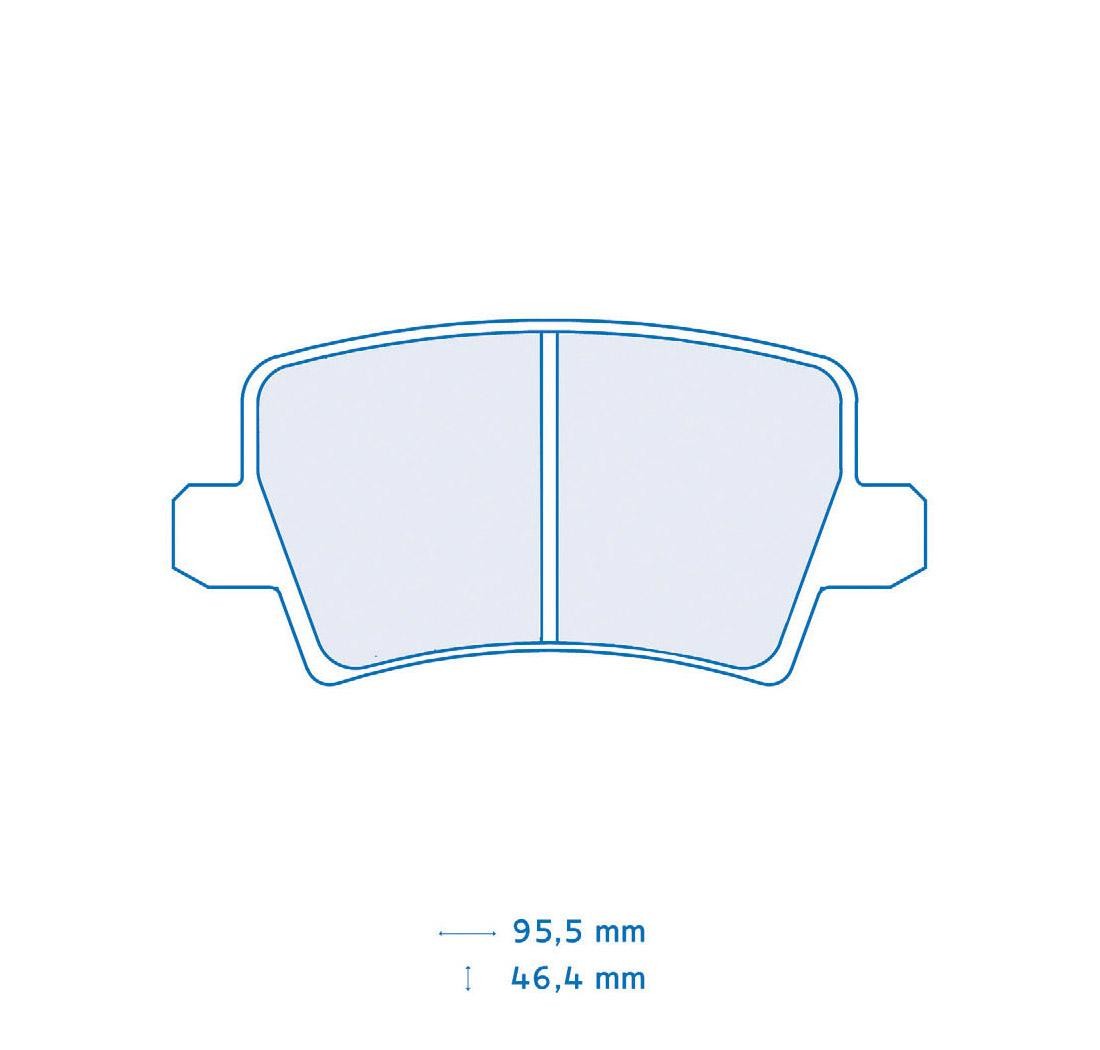 4 brake pads set - Carbone Lorraine