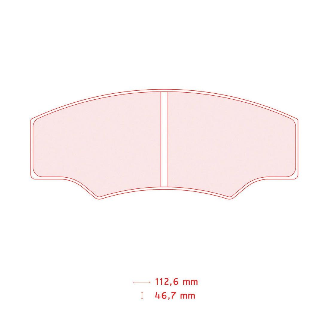 Plaquettes de frein CARBONE LORRAINE Modèle FRP218