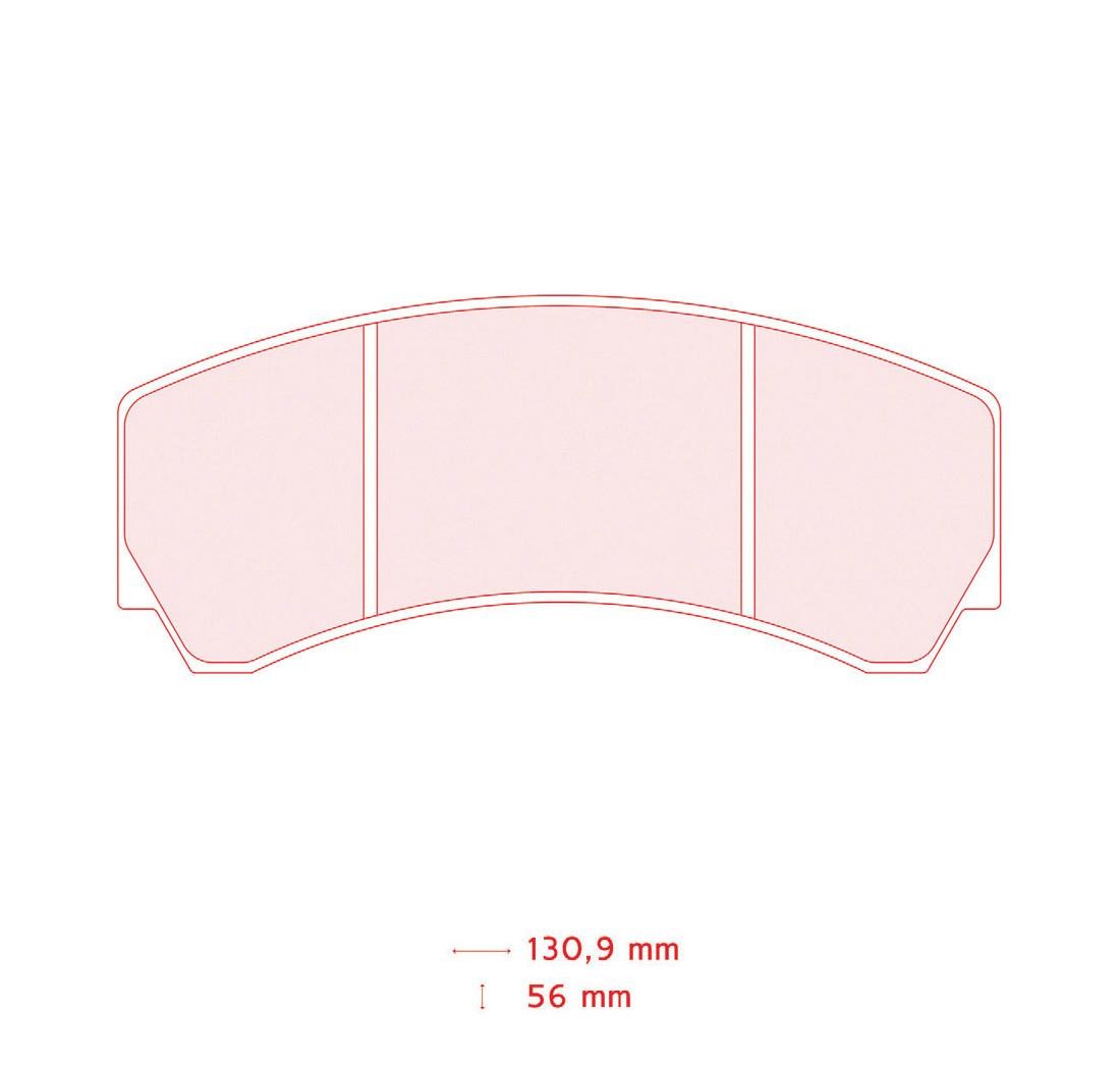 Plaquettes de frein CARBONE LORRAINE Modèle FRP3018