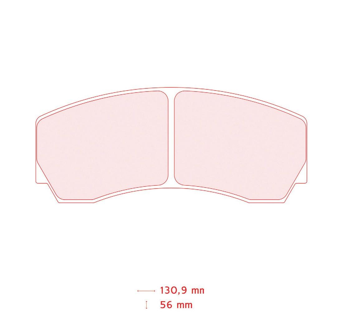 Brake Pads CARBONE LORRAINE FRP3043 Model