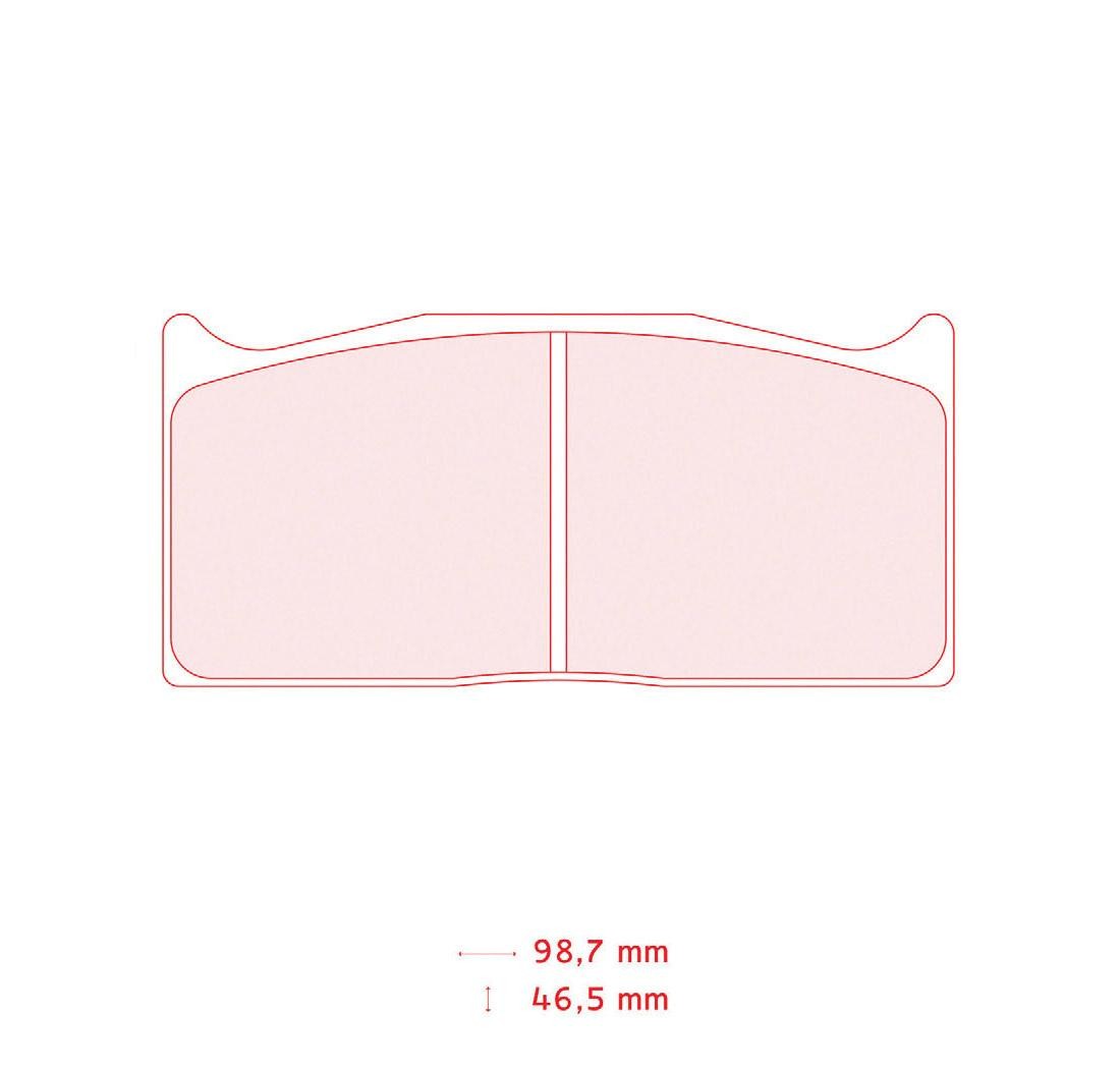 Pastillas de freno CARBONE LORRAINE Modelo FRP308
