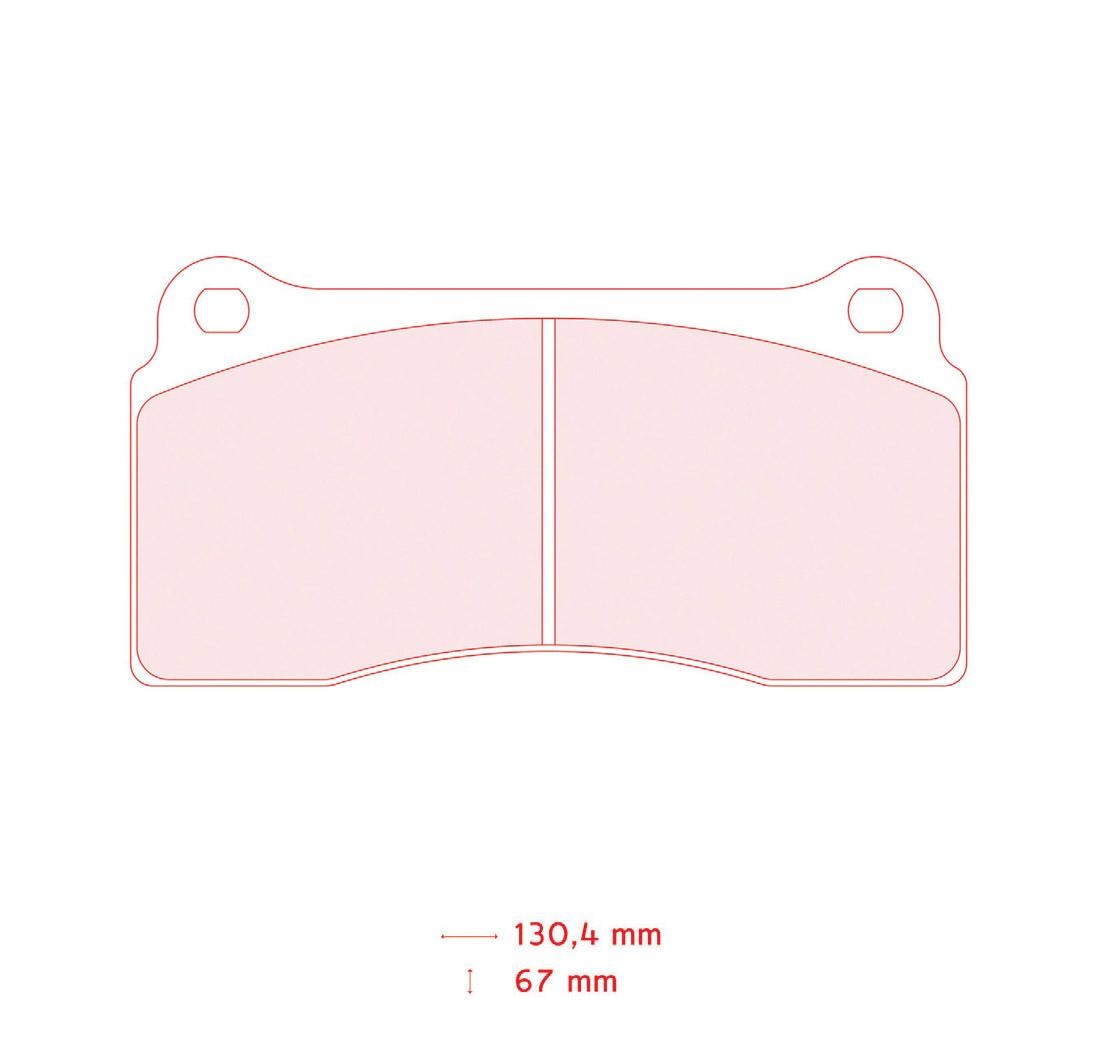 Pastillas de freno CARBONE LORRAINE Modelo FCP1281