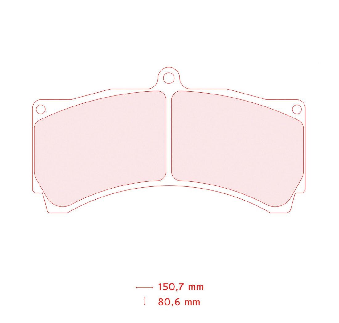 Plaquettes de frein CARBONE LORRAINE Modèle 026