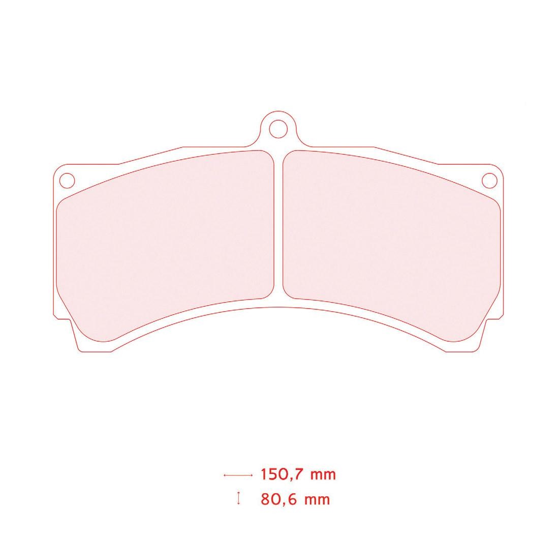 4 brake pads set - Carbone Lorraine