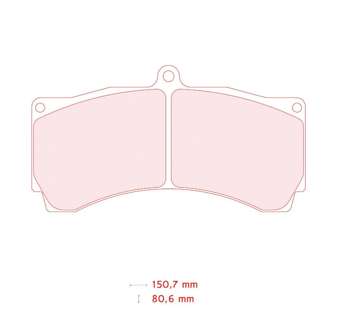 Plaquettes de frein CARBONE LORRAINE Modèle FRP3077