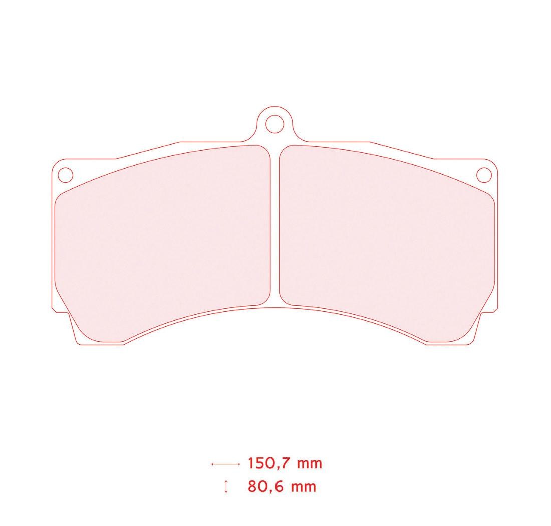 4 brake pads set - Carbone Lorraine