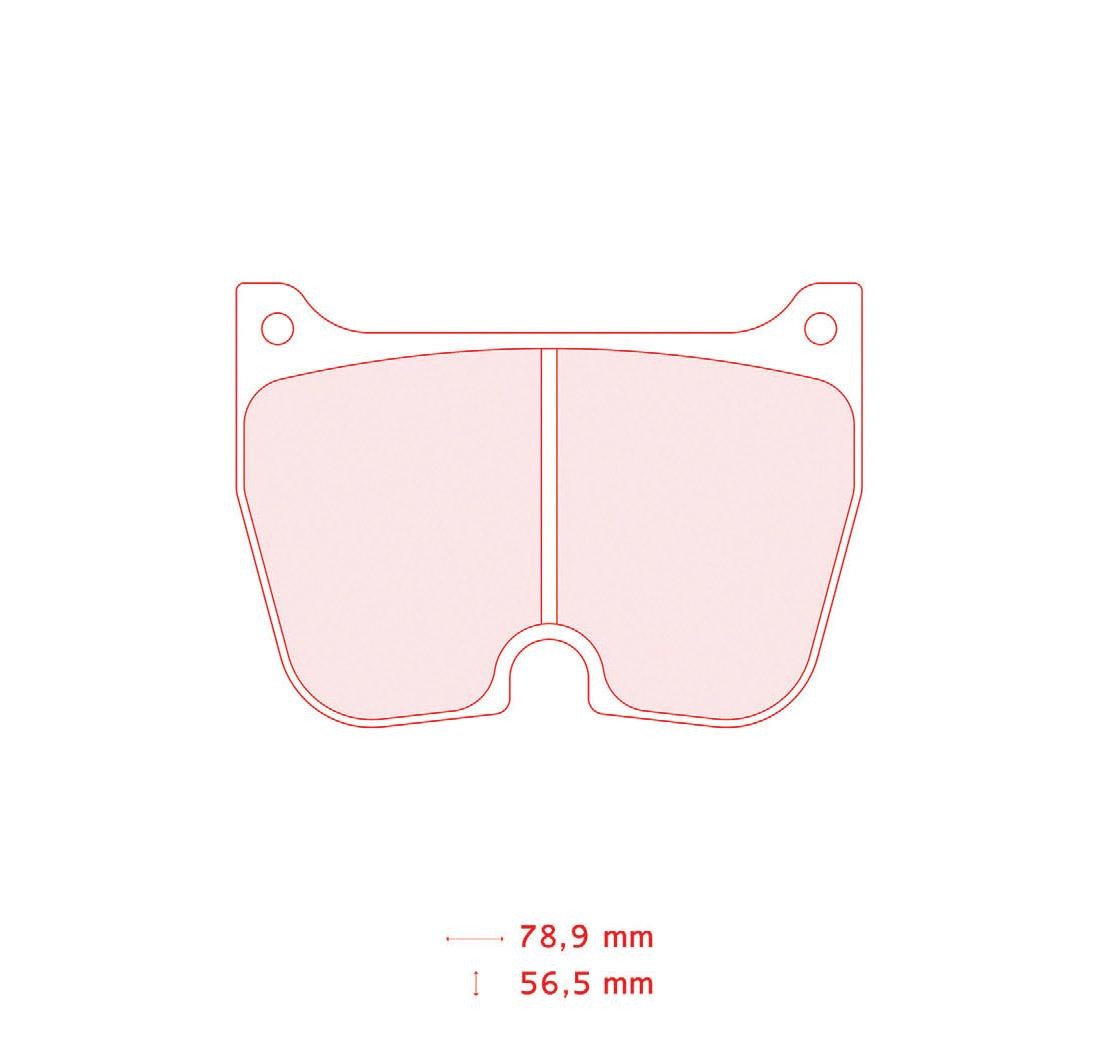 Pastiglie Freno CARBONE LORRAINE Modello FRP1058