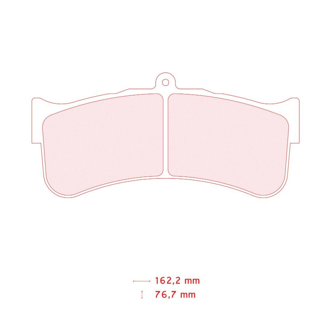 Plaquettes de frein CARBONE LORRAINE Modèle FRP3031