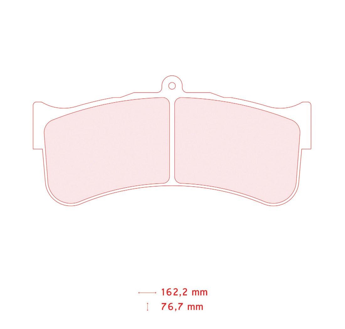 4 brake pads set - Carbone Lorraine