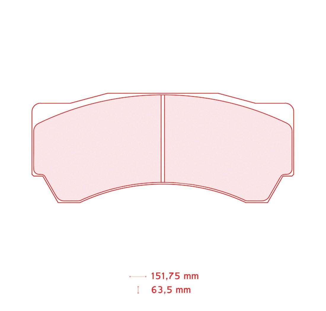 Pastillas de freno CARBONE LORRAINE Modelo FRP3081