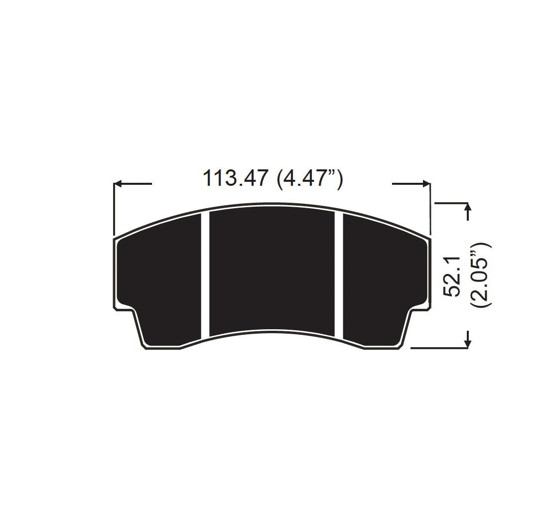 Conjunto de 4 pastillas de freno, AP RACING