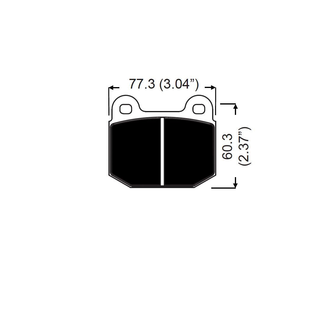 Plaquettes de frein AP RACING Modèle FRP3056