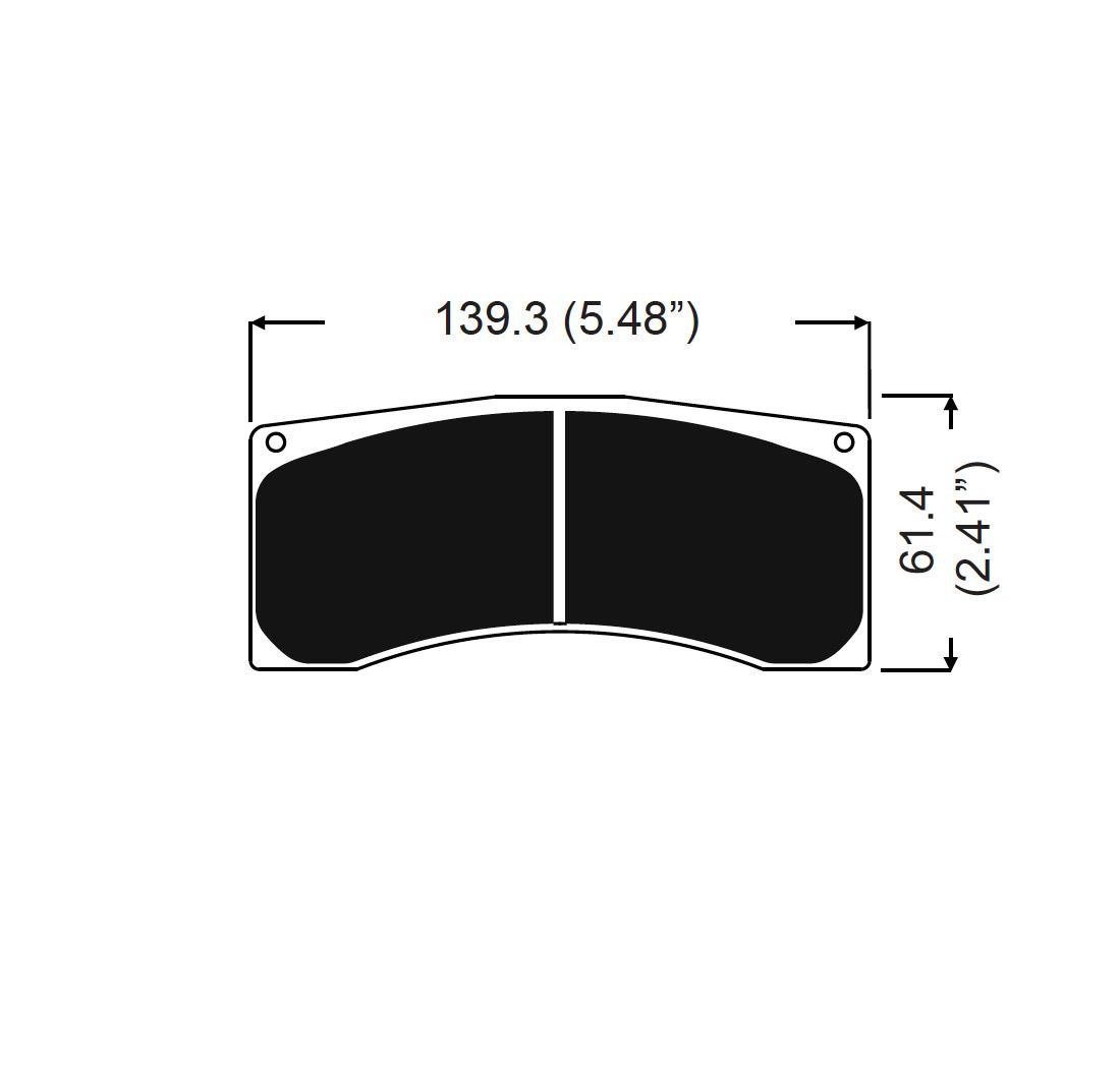 4 brake pads set - AP RACING