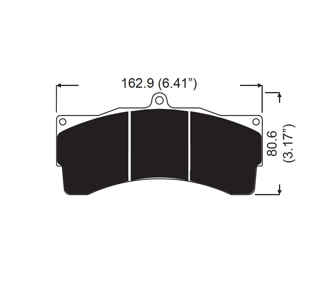 4 brake pads set - AP RACING