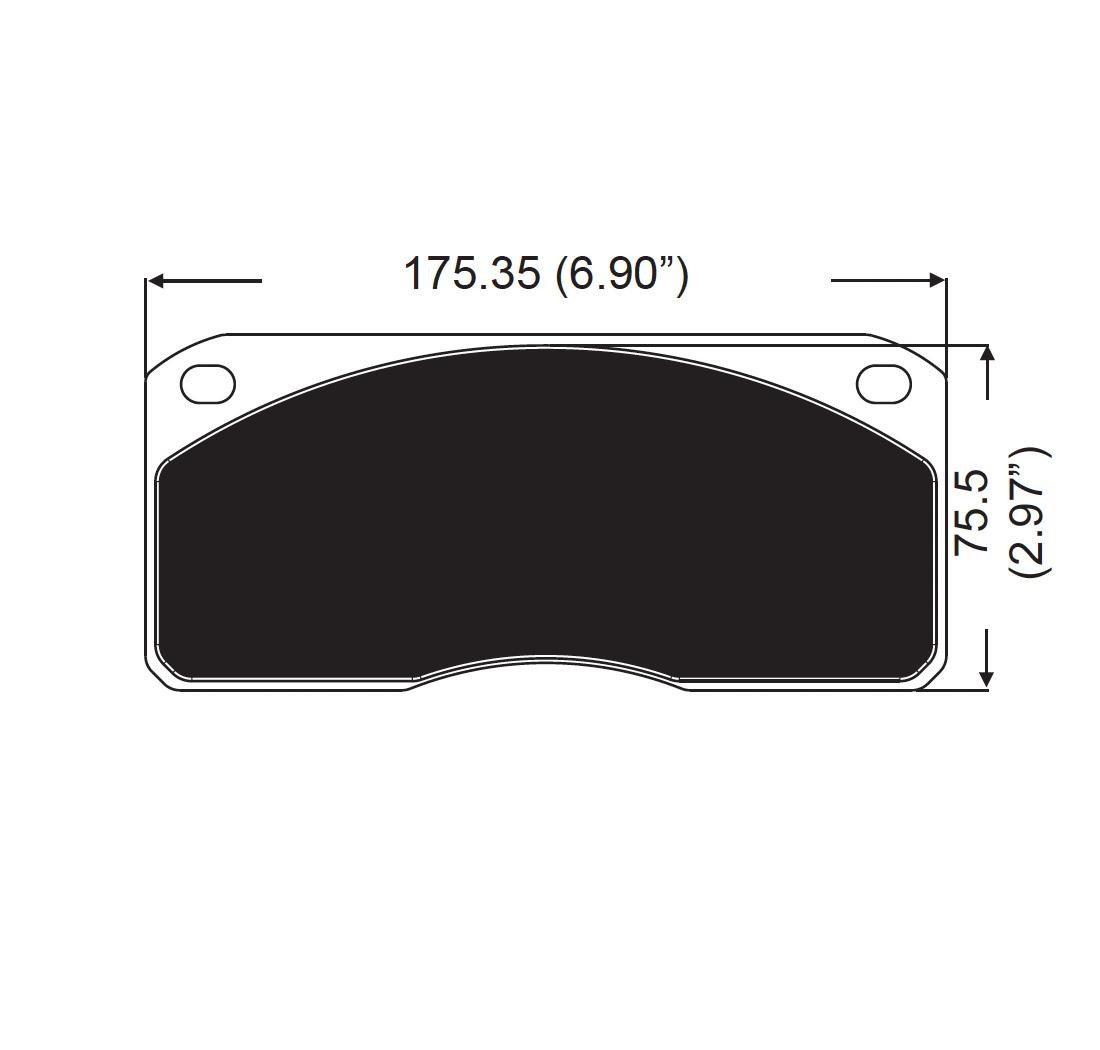 4 brake pads set - AP RACING