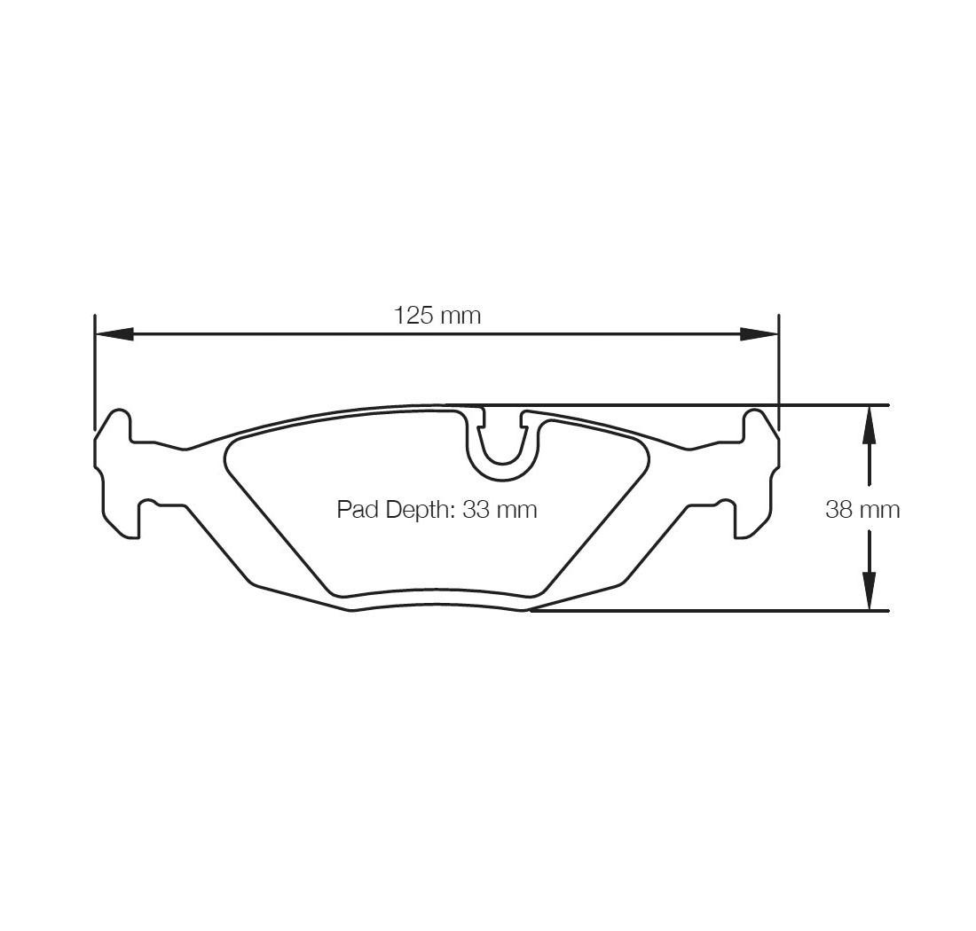 Brake Pads PAGID FCP296 Model