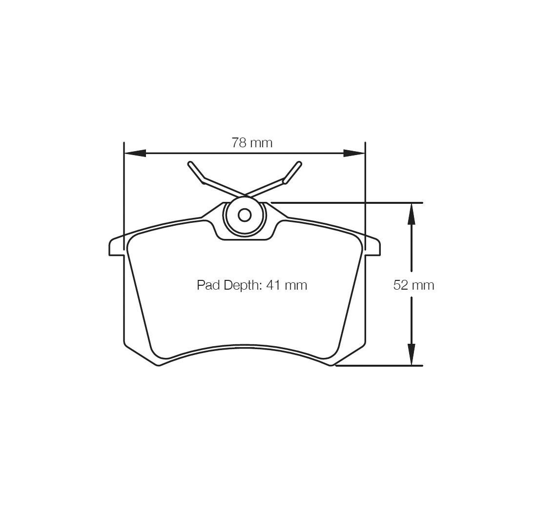 Brake Pads PAGID FCP1491 Model