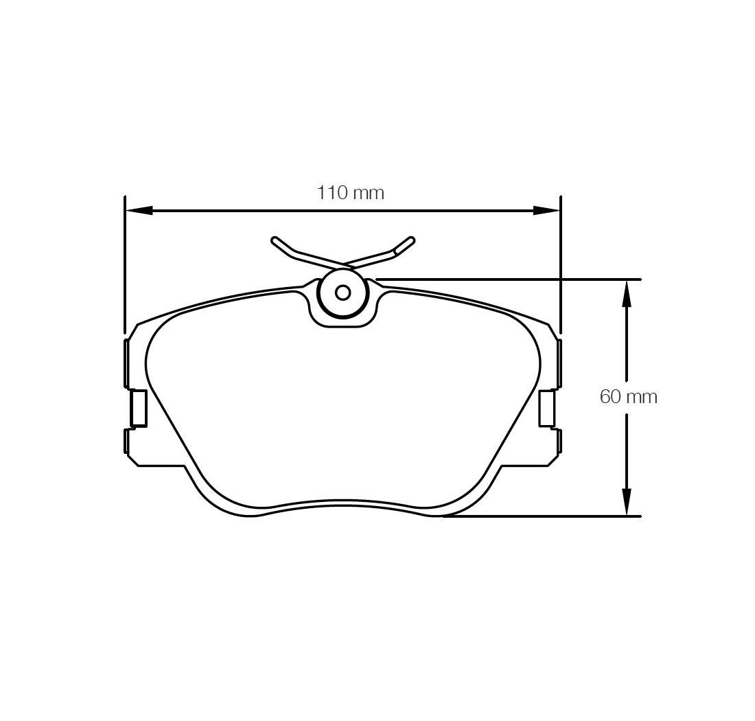 Plaquettes de frein PAGID Modèle FCP415