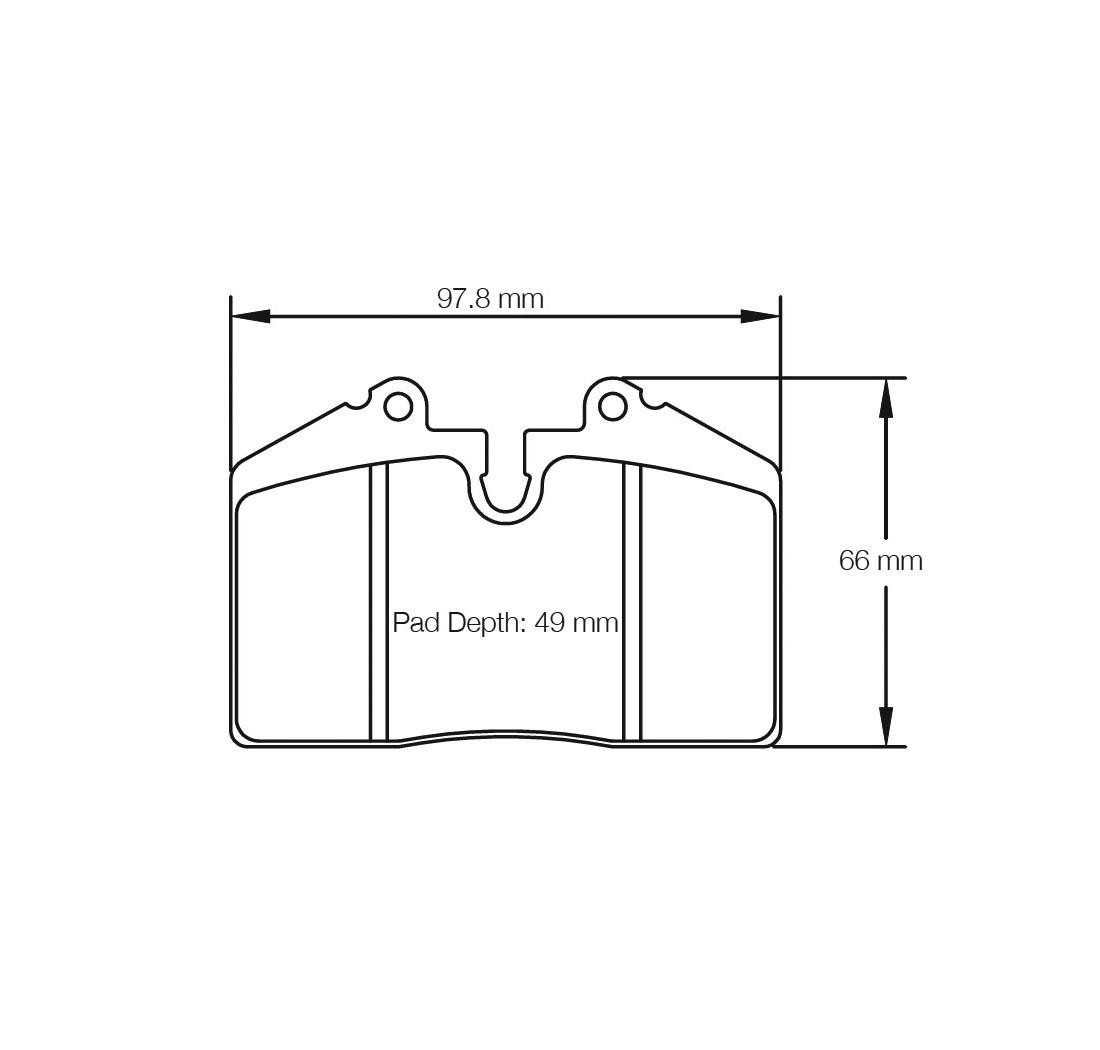 Plaquettes de frein PAGID Modèle FCP451