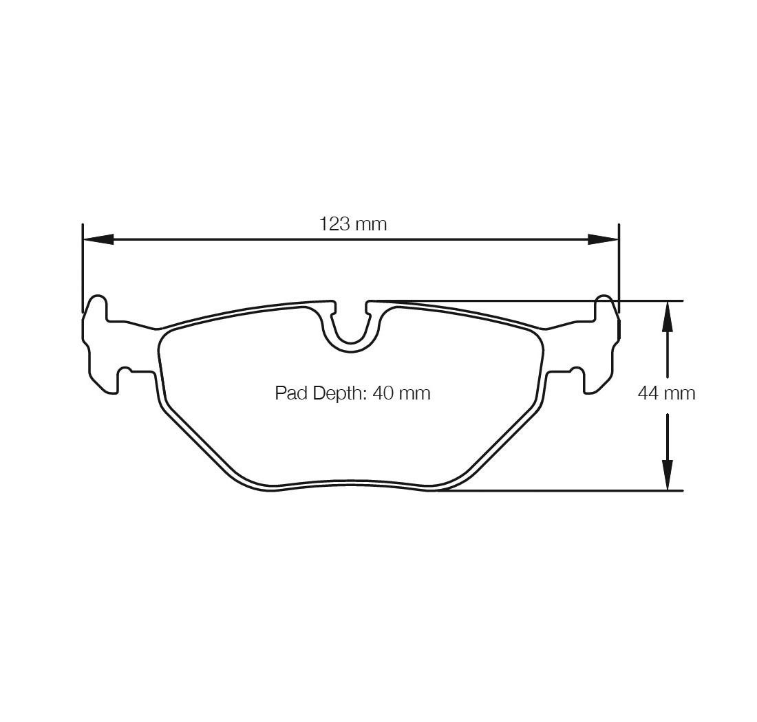 Brake Pads PAGID FCP578 Model