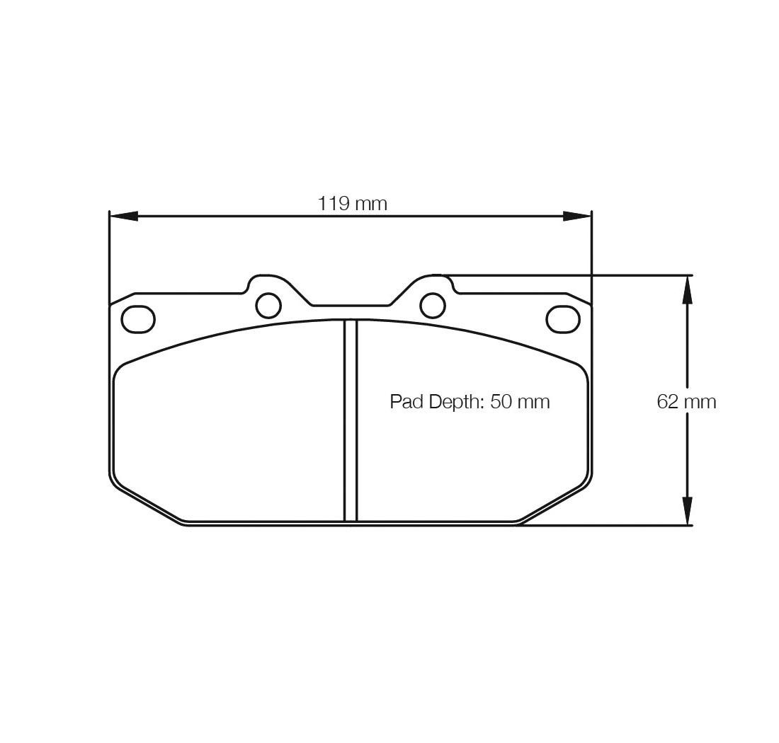 4 brake pads set - PAGID