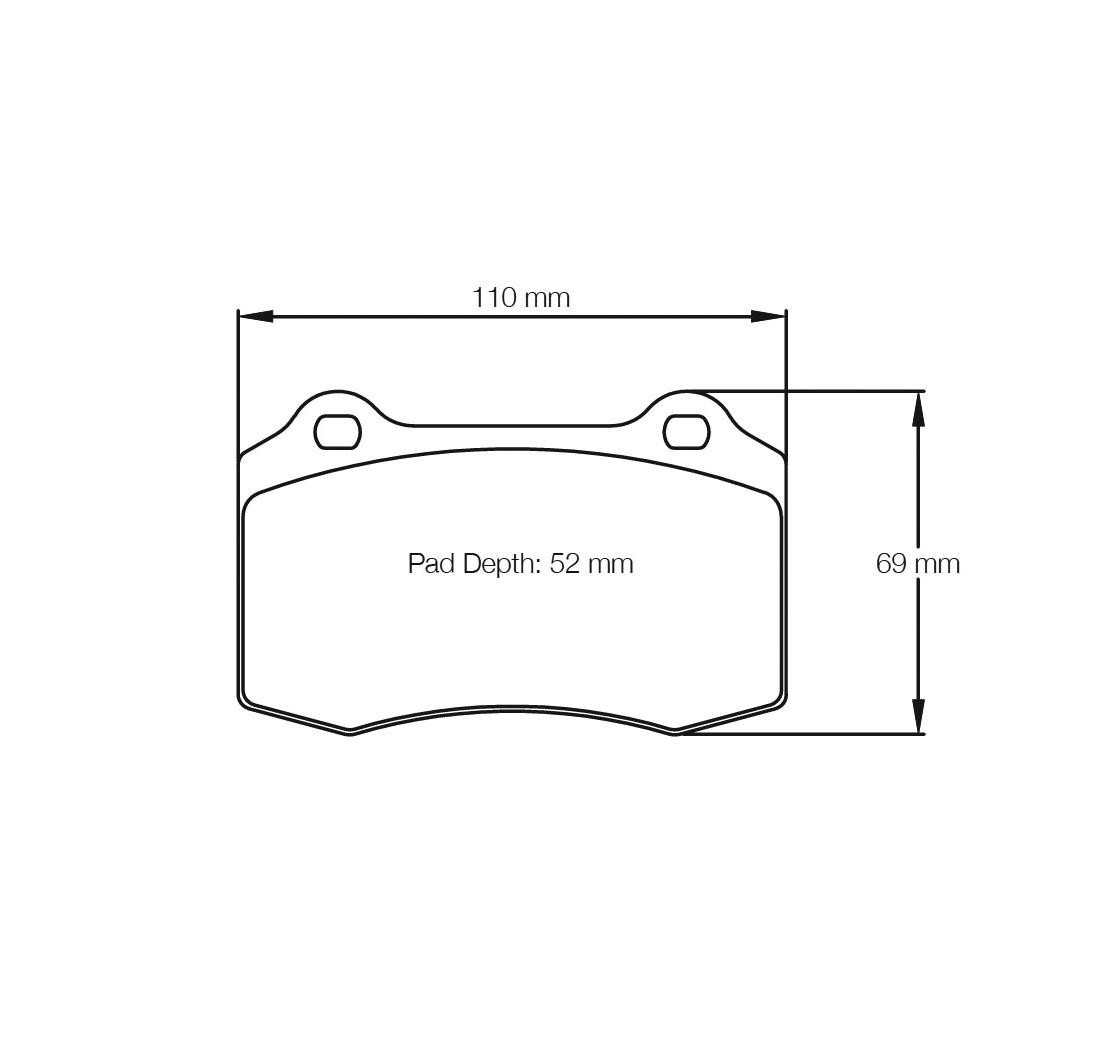 4 brake pads set - PAGID