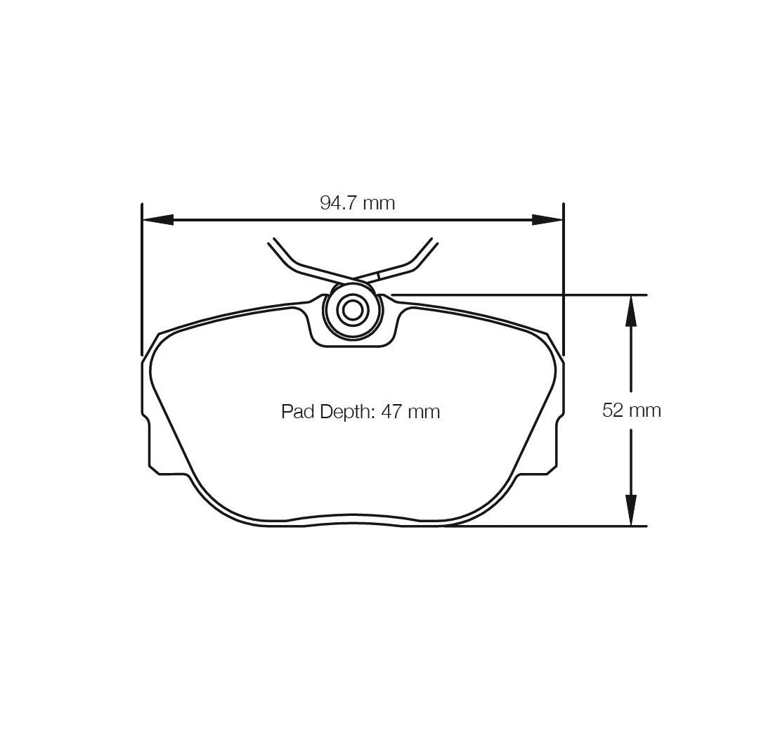 Plaquettes de frein PAGID Modèle FCP660