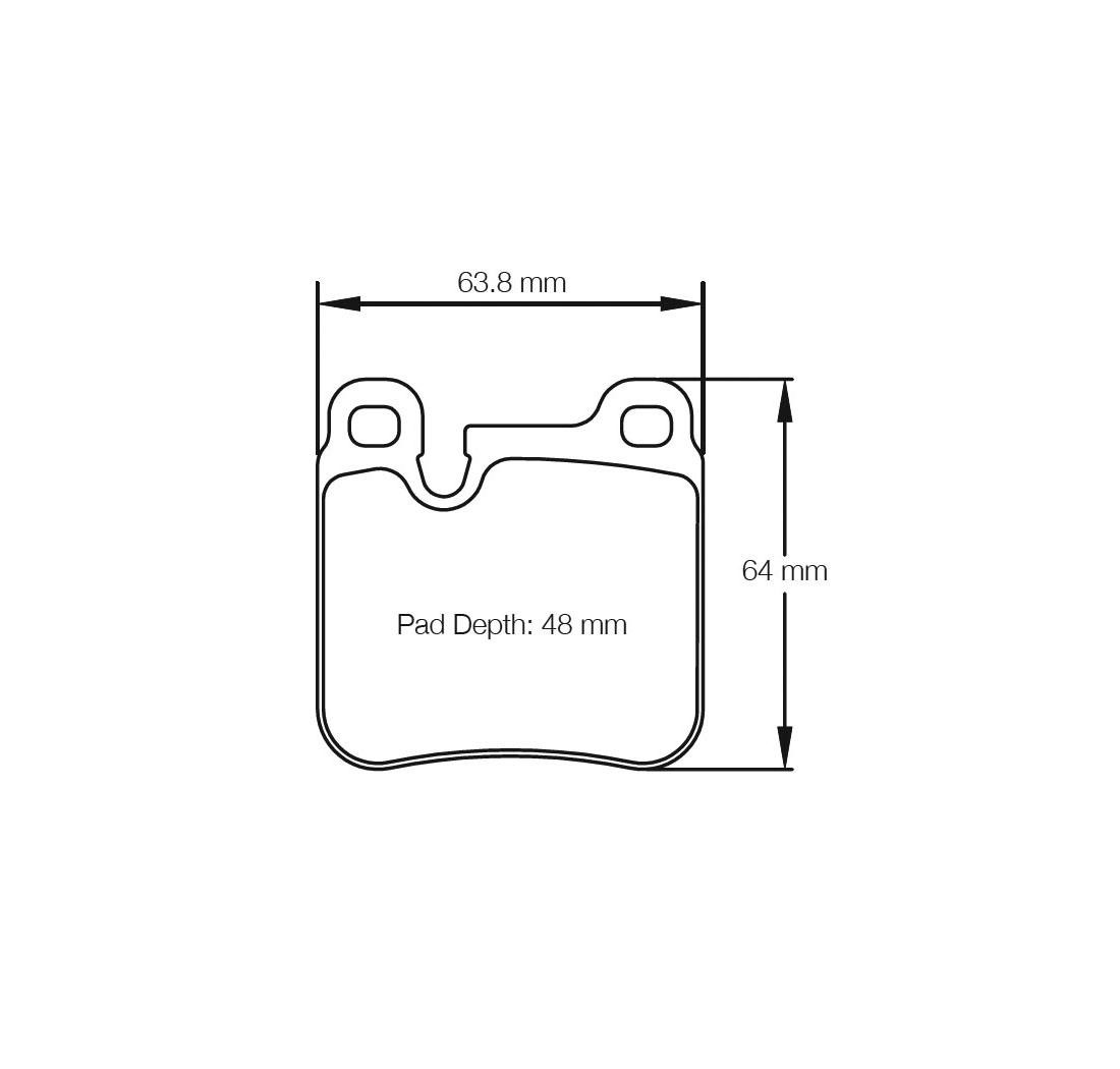 Brake Pads PAGID E1580 Model