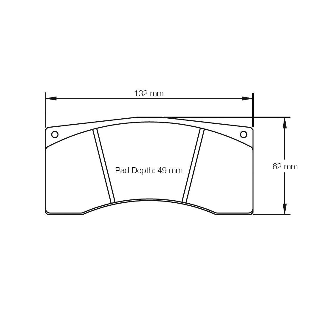 Brake Pads PAGID FRP1077 Model