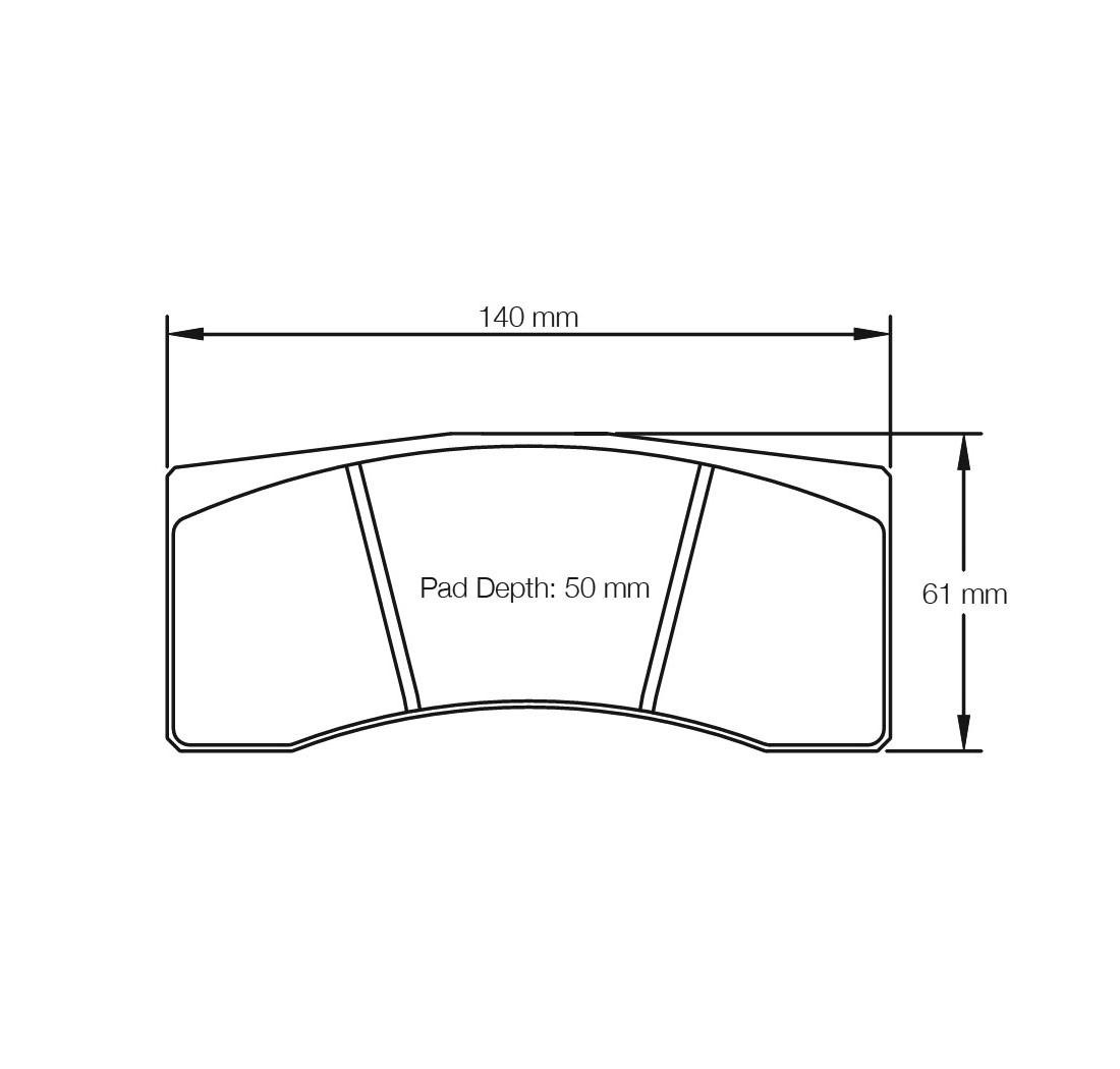 Plaquettes de frein PAGID Modèle FRP3140