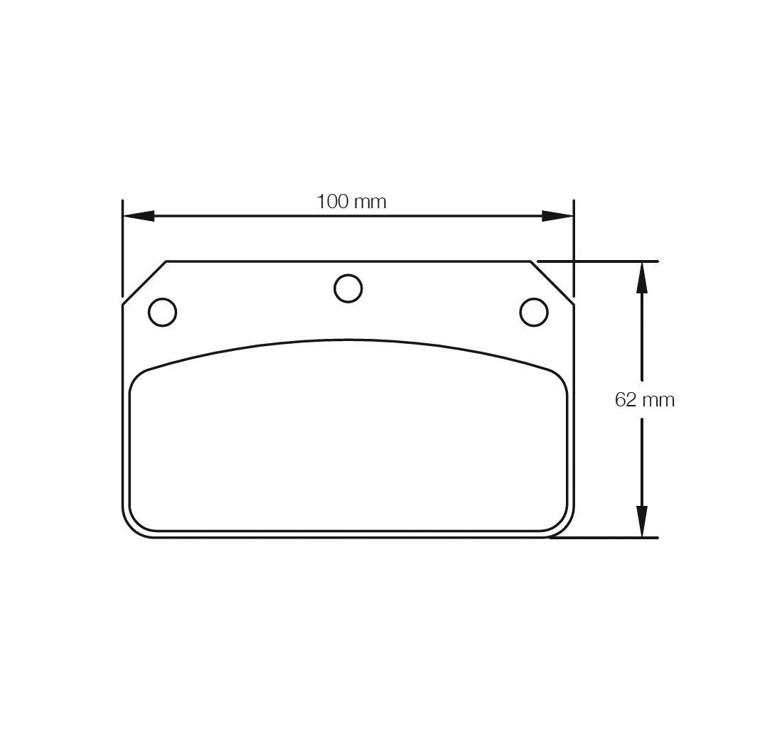 Brake Pads PAGID FRP502 Model