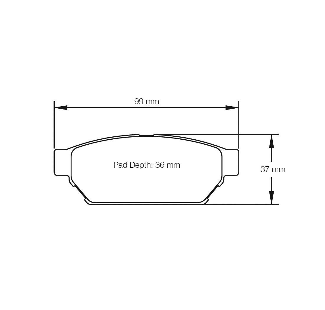 Conjunto de 4 pastillas de freno, PAGID