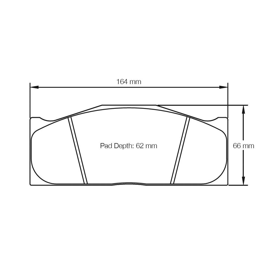 Brake Pads PAGID FRP3040 Model