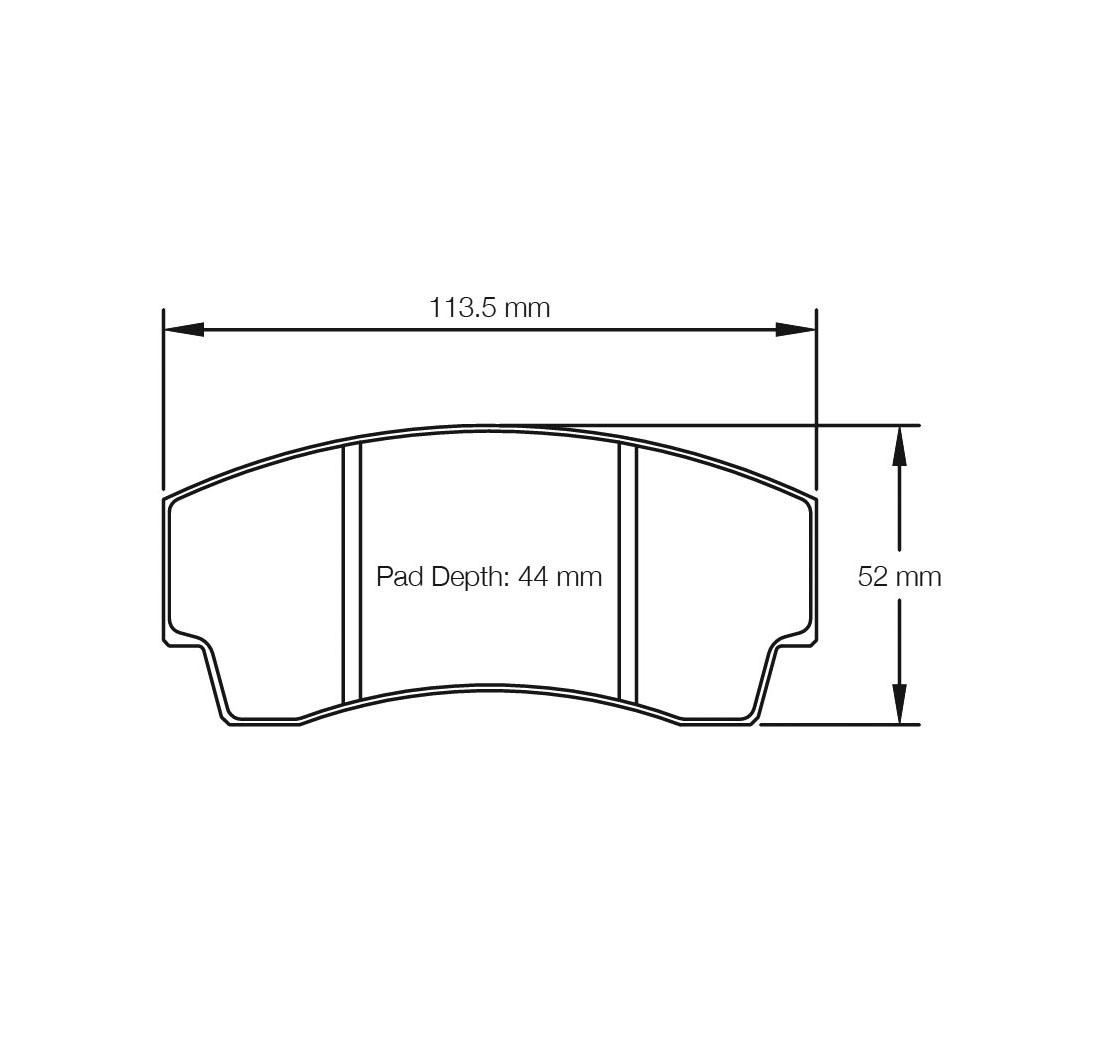 4 brake pads set - PAGID