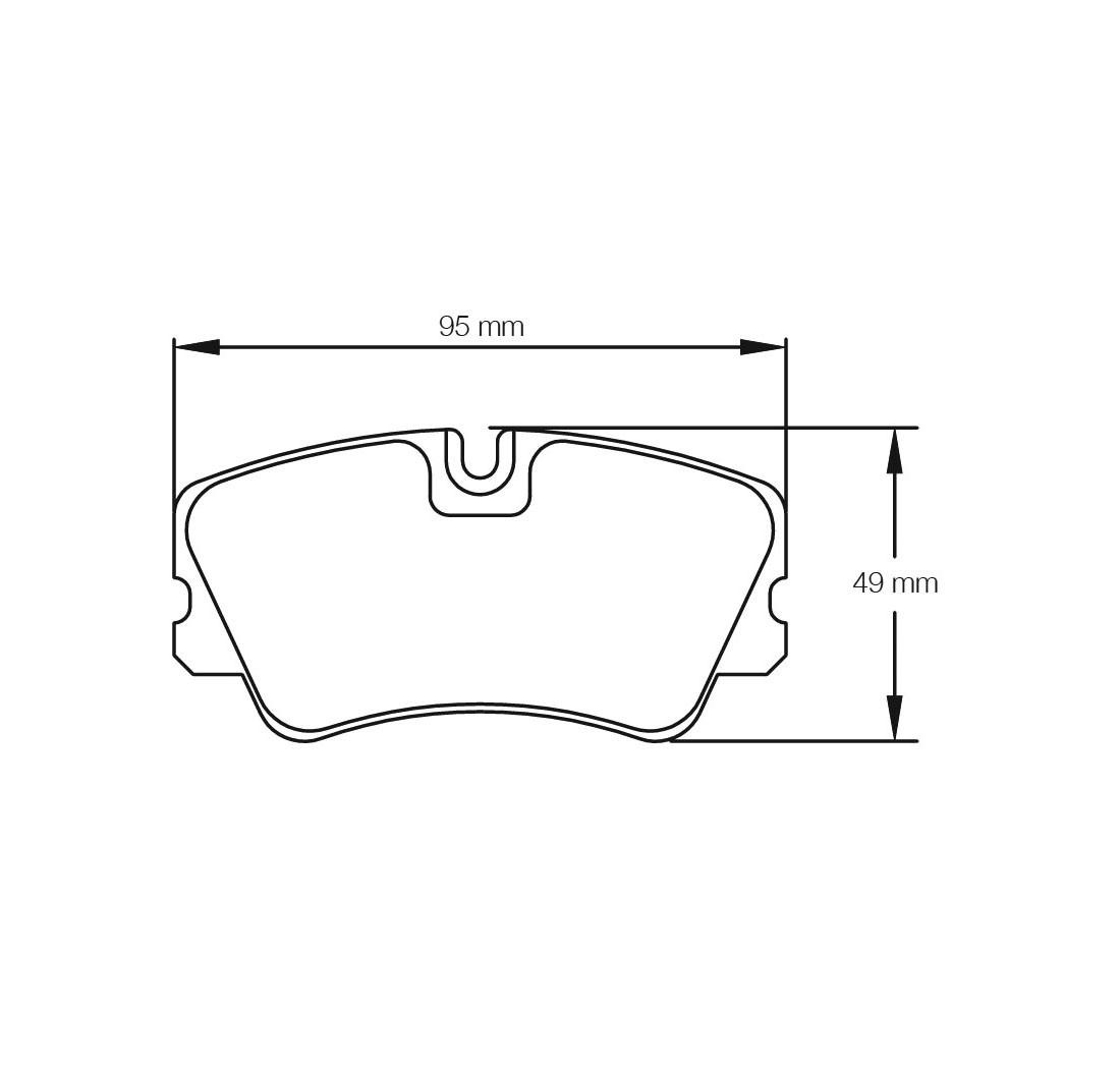 4 brake pads set - PAGID