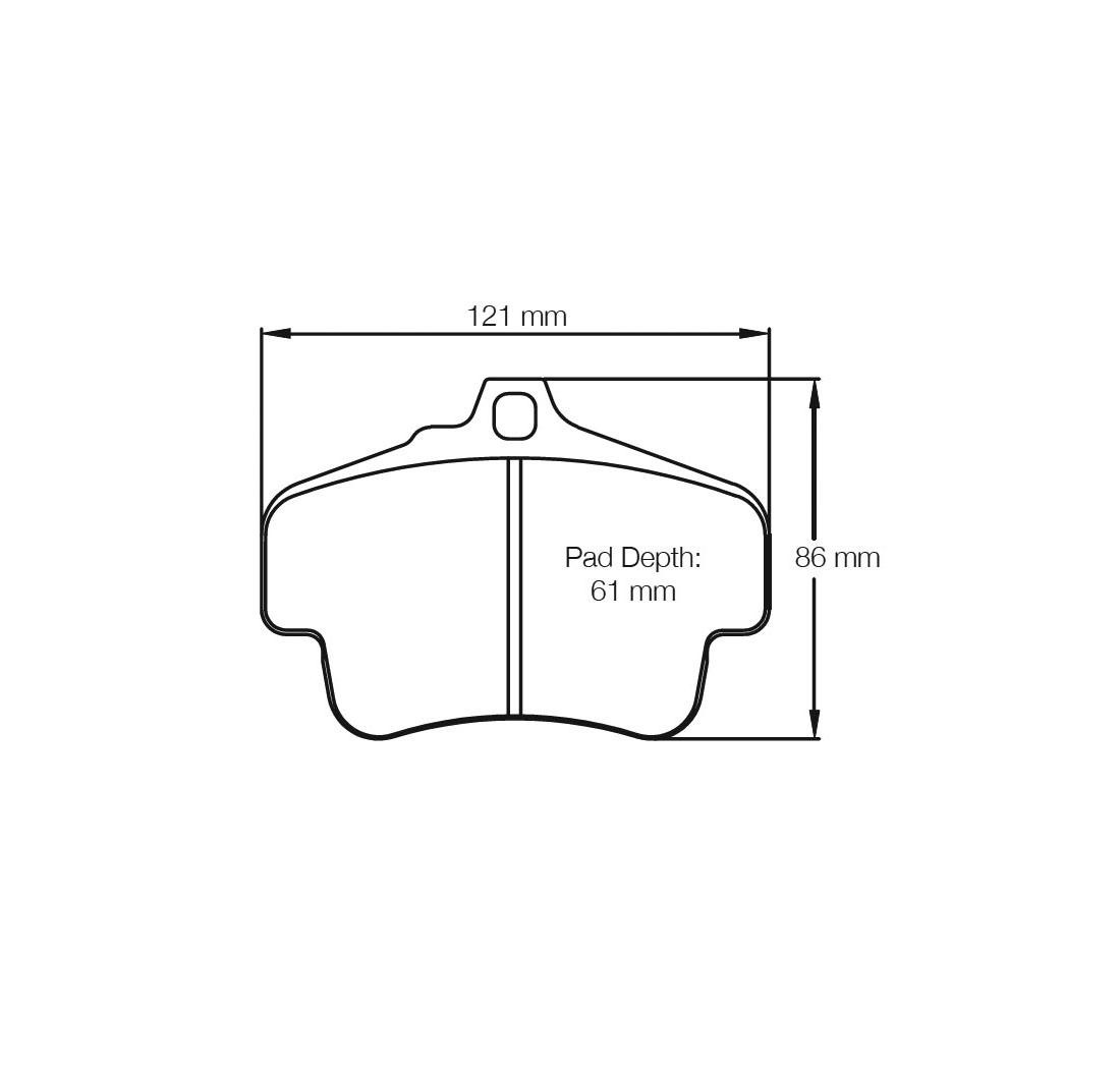 4 brake pads set - PAGID