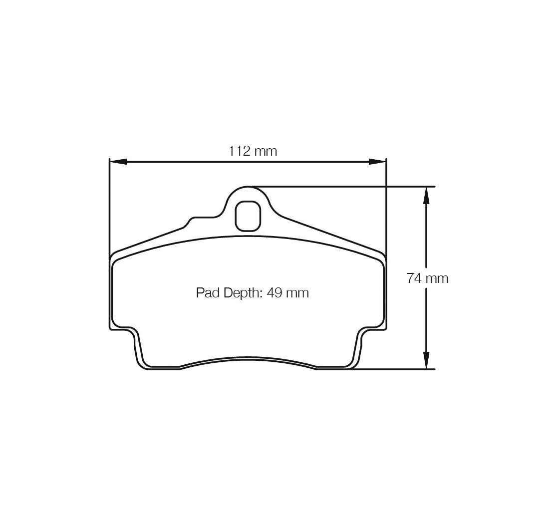 Plaquettes de frein PAGID Modèle FCP1308