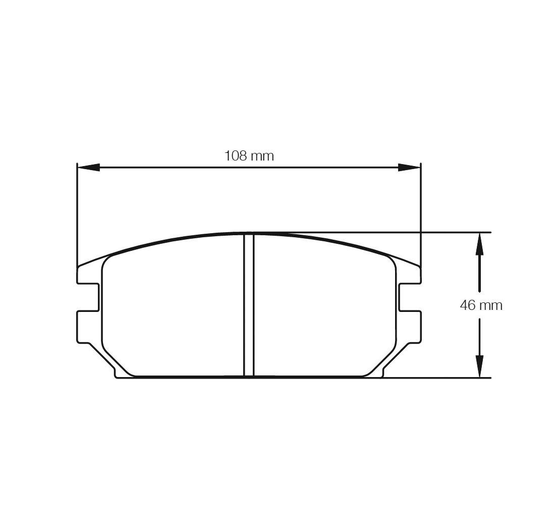 Brake Pads PAGID FCP1280 Model