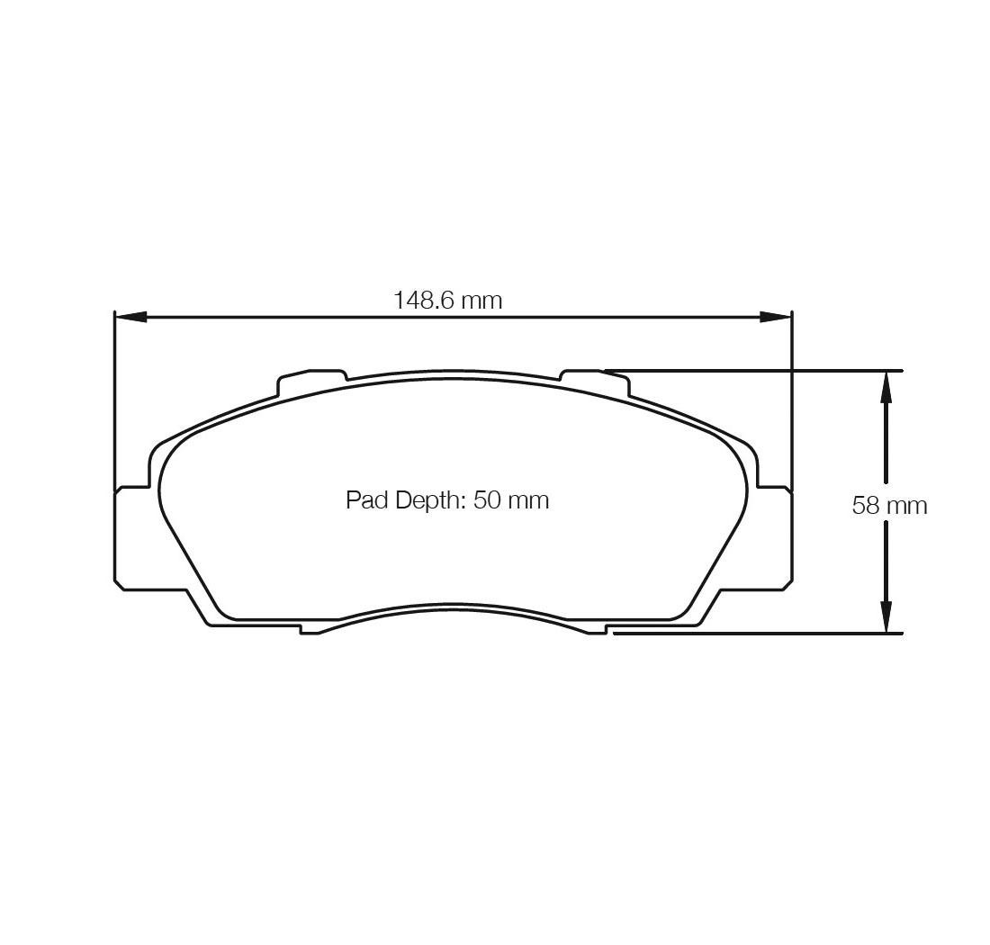 Plaquettes de frein PAGID Modèle FCP905