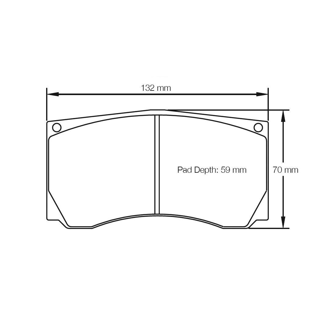 4 brake pads set - PAGID