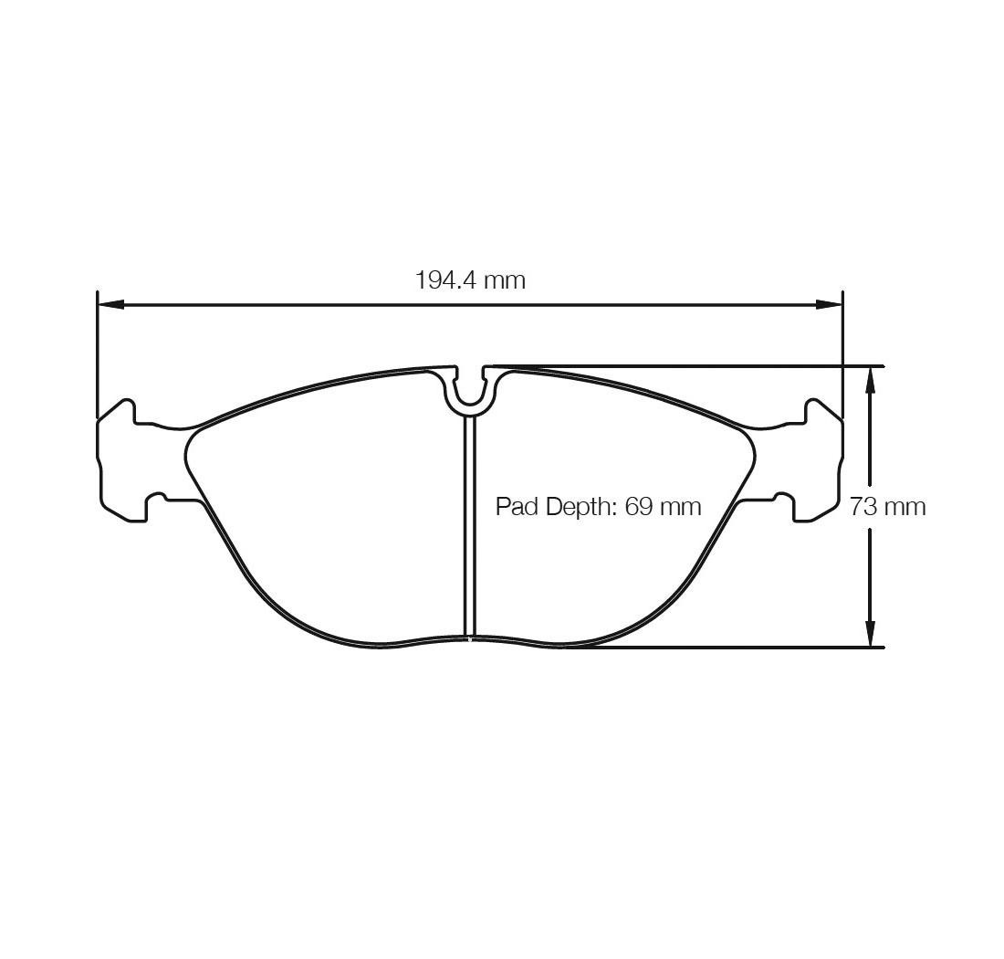 Plaquettes de frein PAGID Modèle FCP1001