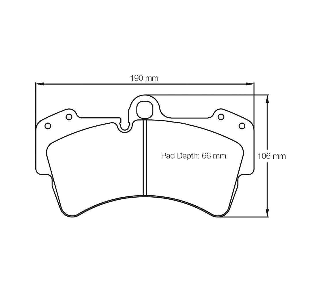 Plaquettes de frein PAGID Modèle FCP1626
